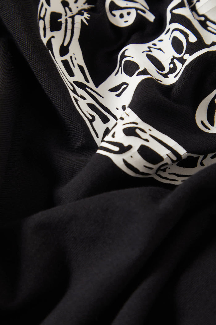 Men's Drive Short Sleeve Oversized T-Shirt in the color Black - Additional Laydown image