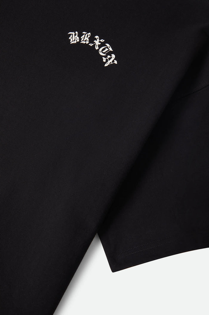 Men's Drive Short Sleeve Oversized T-Shirt in the color Black - Additional Laydown image