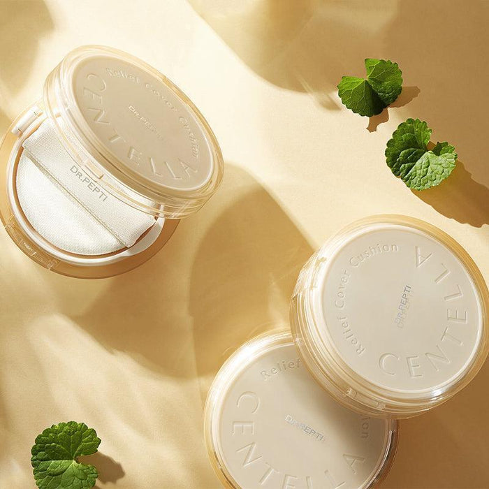 [Dr.PEPTI] Centella Relief Cover Cushion SPF 50+ PA++++ 15g - Ballagrio