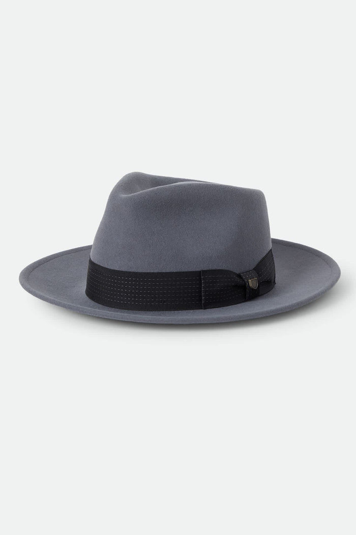 Unisex Eames Fedora in the color Future Grey/Black - Front Product View