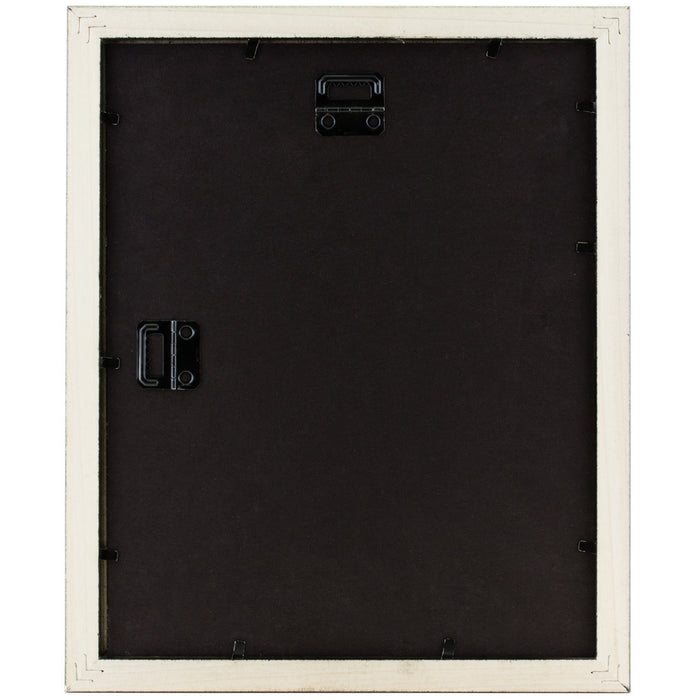 Economy .875", Matted Ebony Hardwood Picture Frame - 4 Piece Set