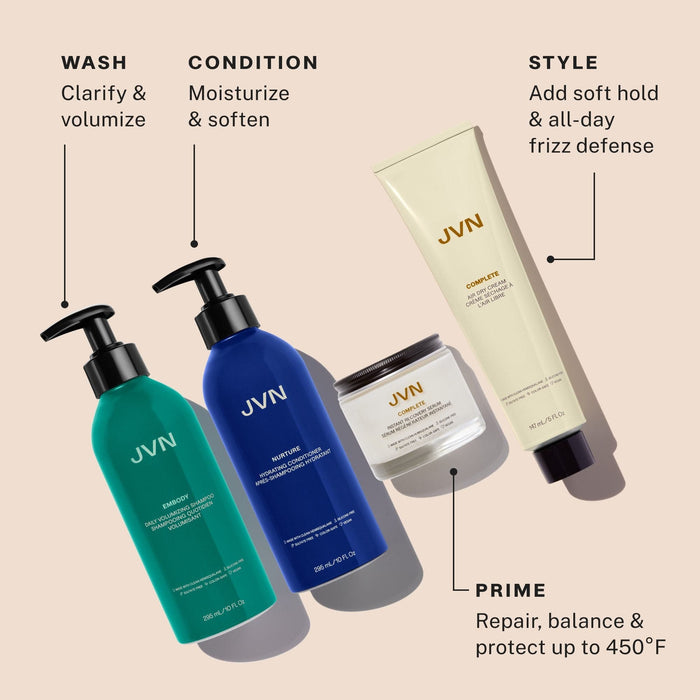 JVN Hair sets product Effortless Curls & Waves Set (new) sulfate-free silicone-free sustainable