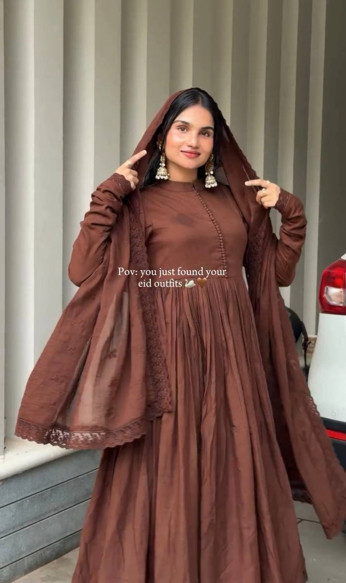 Enchanting Brown Dress for Every Event
