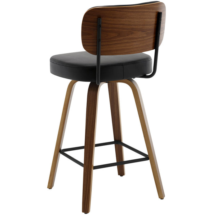 Ensemble de 2 tabourets pivotants de comptoir et de bar (hauteur d'assise de 29 pouces)