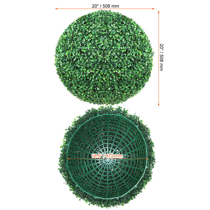 Ensemble de 2 topiaires artificielles en buis
