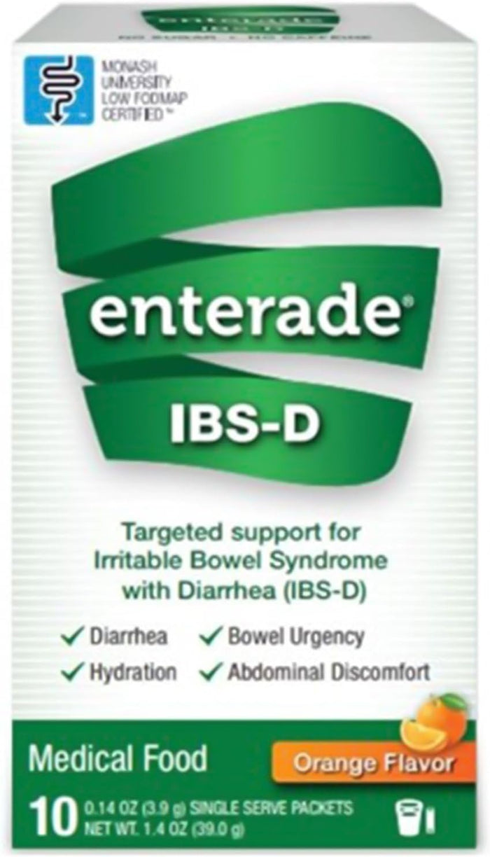 enterade IBS-D Powder Packets, Orange, 0.14 oz - 20850052516301-Each - LL Medico