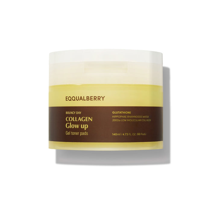 [EQQUALBERRY] Collagen Glow Up Gel Toner Pads