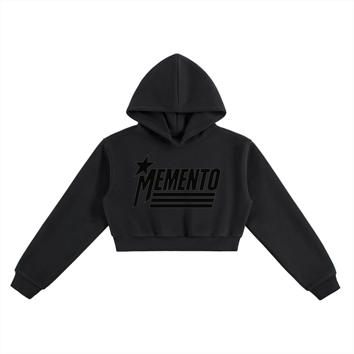 Essential Cropped Hoodie - Memento Mori Clothing