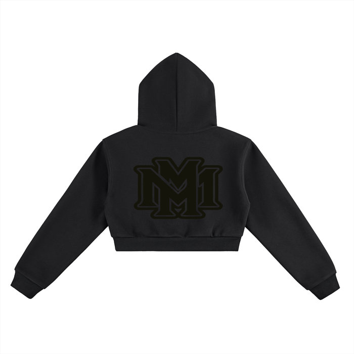 Essential Cropped Hoodie - Memento Mori Clothing