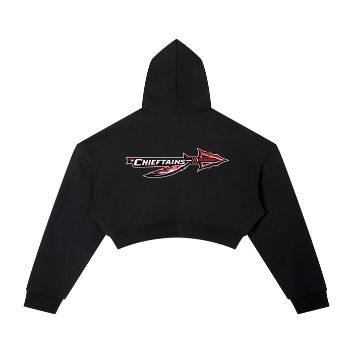 Essential Cropped Hoodie - Memento Mori Clothing