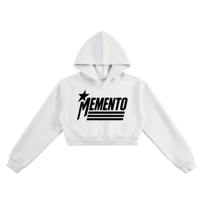 Essential Cropped Hoodie - Memento Mori Clothing