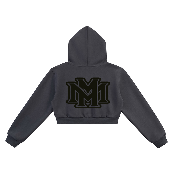 Essential Cropped Hoodie - Memento Mori Clothing