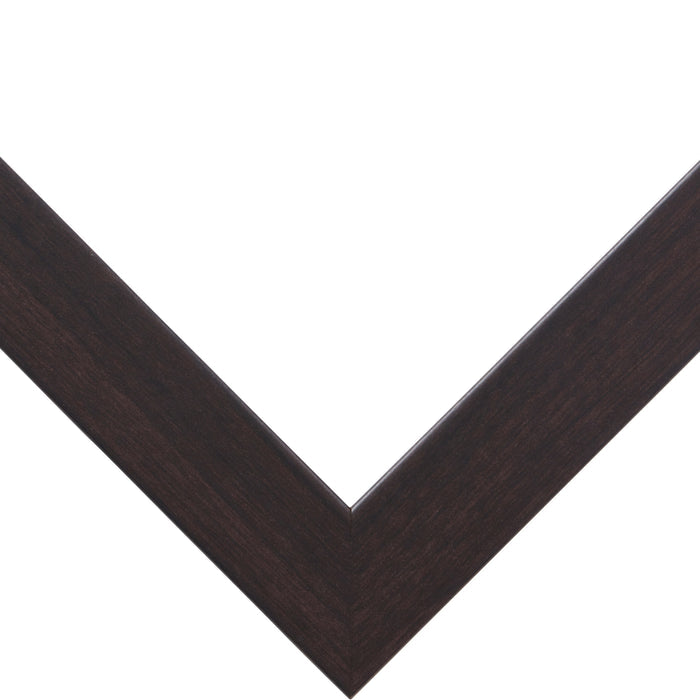 Essentials 1", Modern Brazilian Walnut Matted Picture Frame