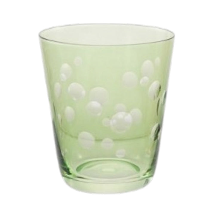 The CREATIVE COOP ETCHED GLASS WITH DESIGN, VARIOUS COLORS features six artisan pastel glasses, each with a unique etched pattern—ideal for those who love distinctive colored glassware.