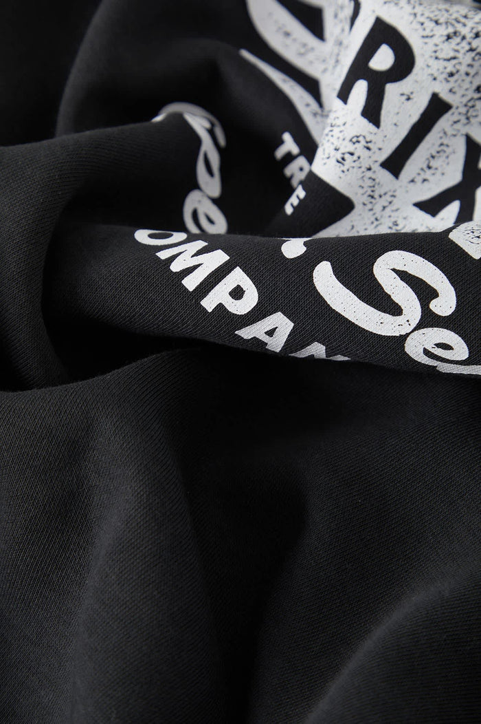Men's Ewing Hood in the color Black - Additional Laydown image