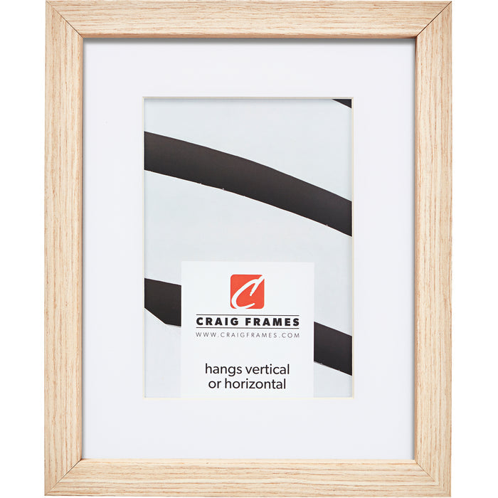 Farmhouse Essentials Tall .75", Nordic Oak Natural Matted Picture Frame