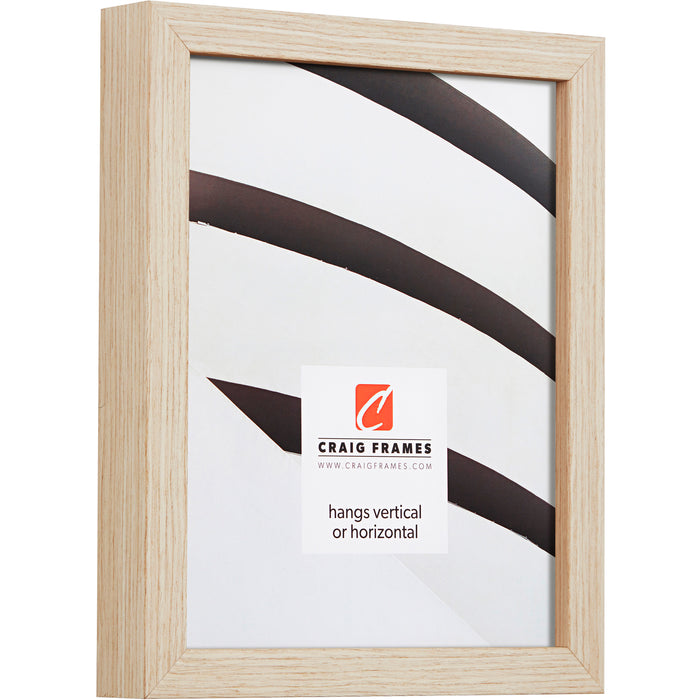 Farmhouse Essentials Tall .75", Nordic Oak Natural Matted Picture Frame