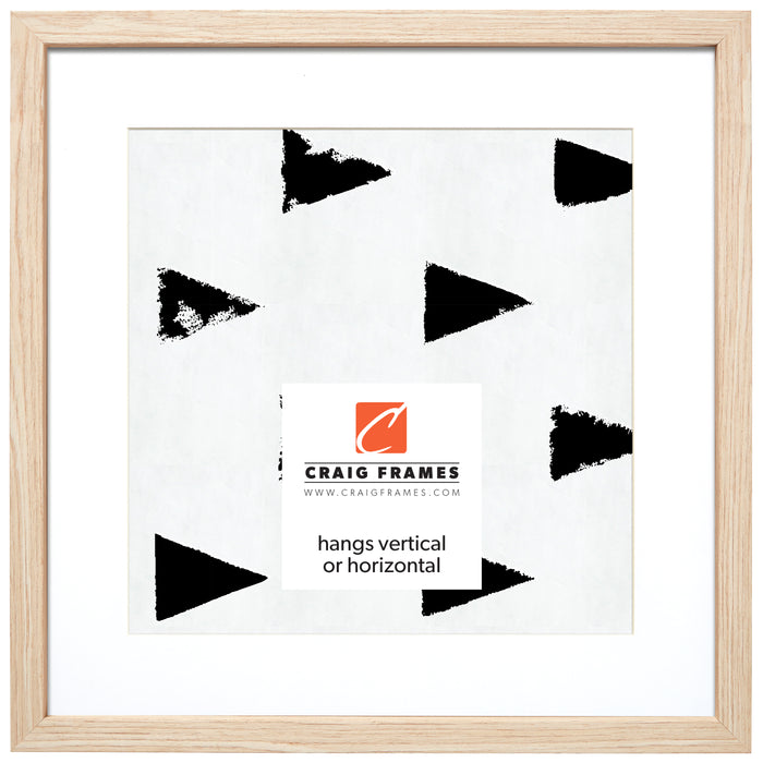 Farmhouse Essentials Tall .75", Nordic Oak Natural Matted Picture Frame