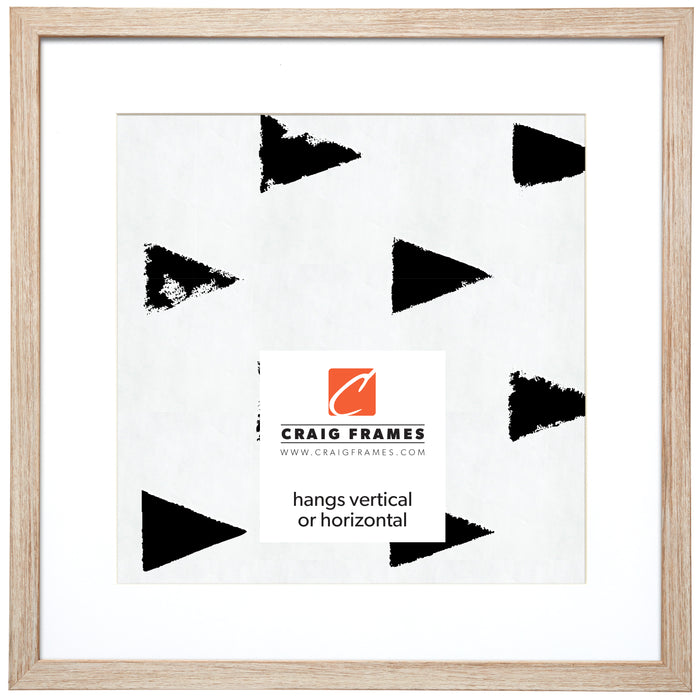 Farmhouse Essentials Tall .75", Weathered White Matted Picture Frame