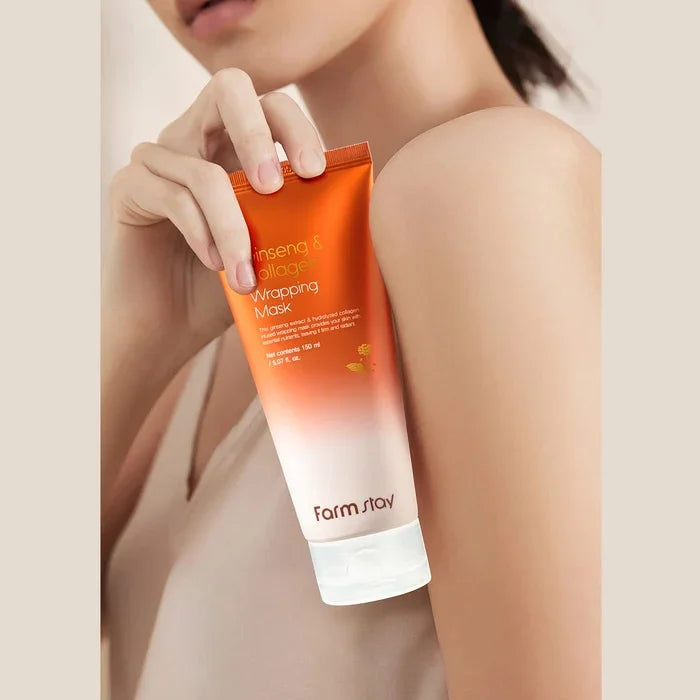 [Farmstay] Ginseng & Collagen Wrapping Mask 150ml - Ballagrio