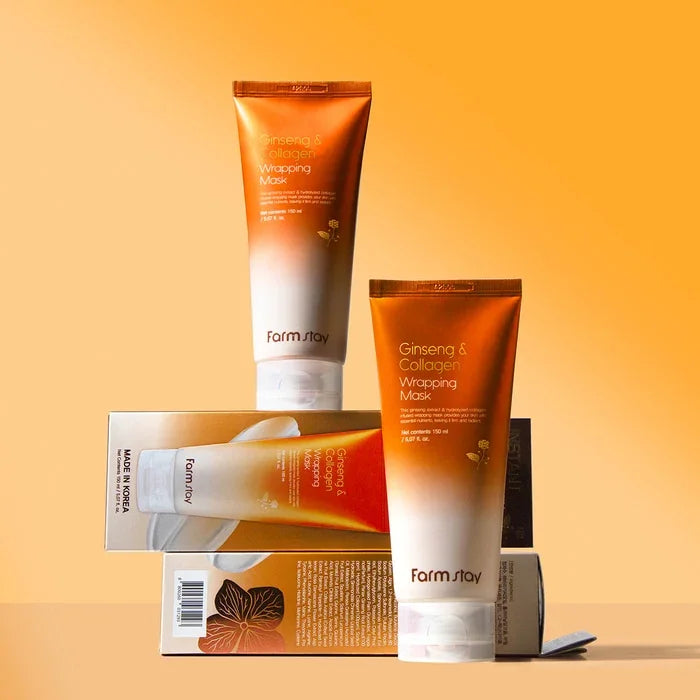 [Farmstay] Ginseng & Collagen Wrapping Mask 150ml - Ballagrio