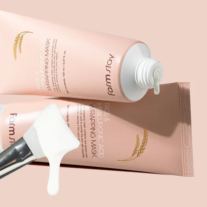 [Farmstay] Rice & Hyaluronic Acid Wrapping Mask 150ml - Ballagrio