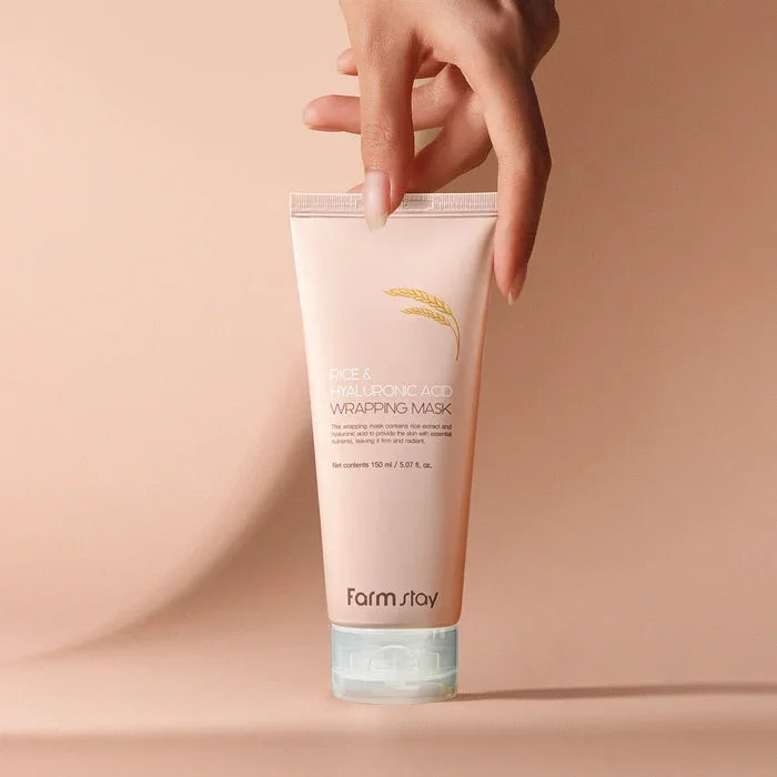 [Farmstay] Rice & Hyaluronic Acid Wrapping Mask 150ml - Ballagrio