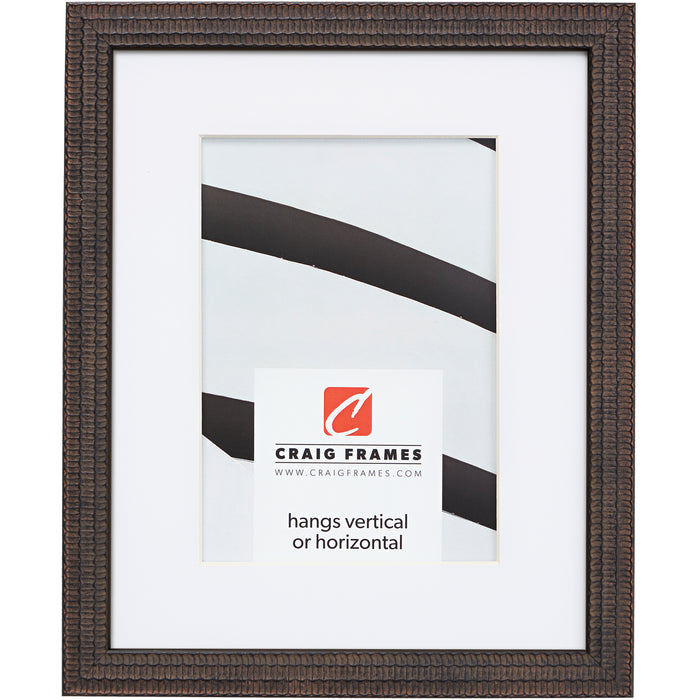Farnsworth .75", Antique Black Matted Picture Frame