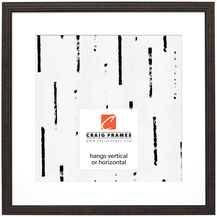 Farnsworth .75", Antique Black Matted Picture Frame