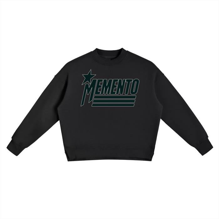Fleece Side Slit Crewneck Sweatshirt - Memento Mori Clothing