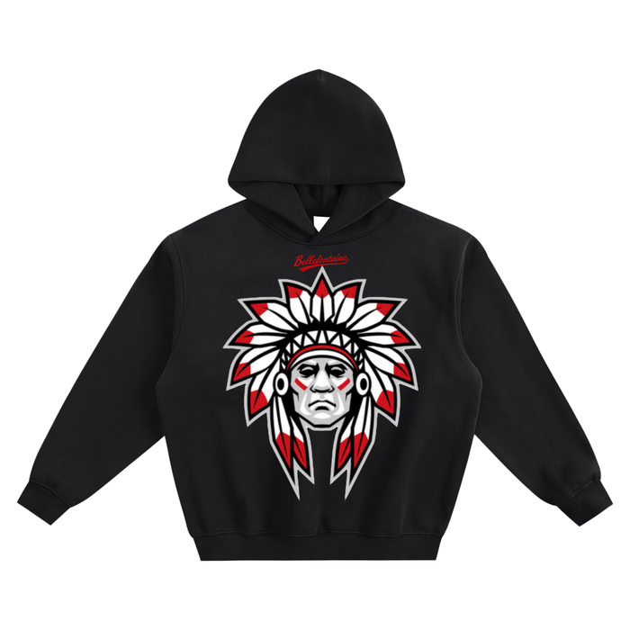 Fleeced Boxy Hoodie - Memento Mori Clothing