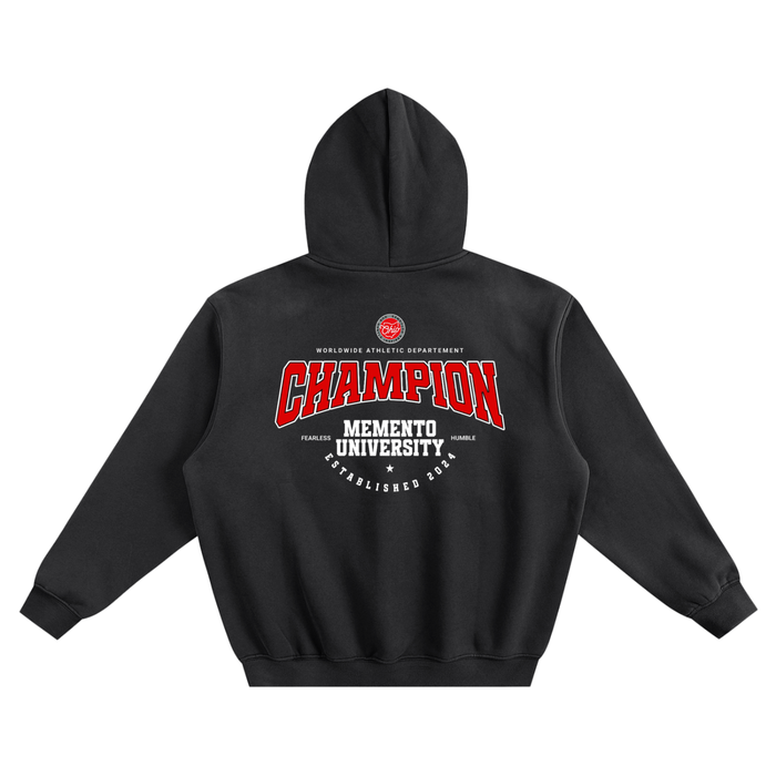 Fleeced Boxy Hoodie - Memento Mori Clothing
