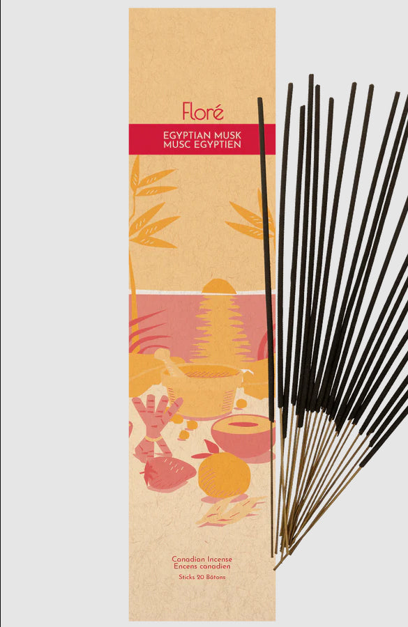 Flore Egyptian Musk Incense Sticks