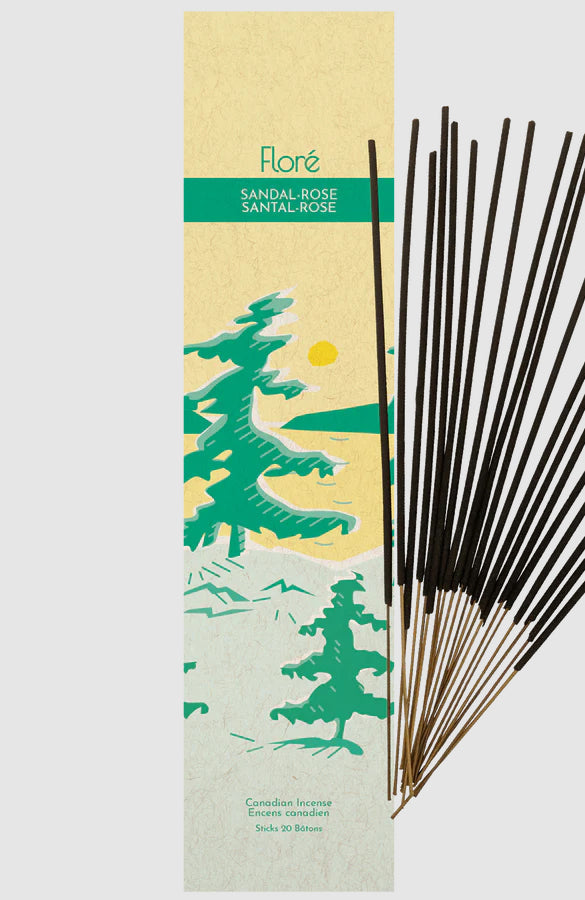 Flore Sandal Rose Incense Sticks