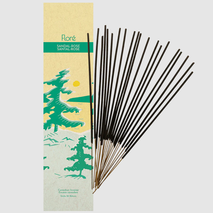 Flore Sandal Rose Incense Sticks