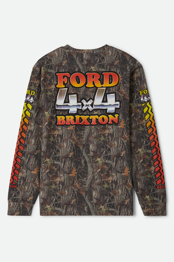 Ford 4x4 Chrome T-Shirt - Boxwood Green