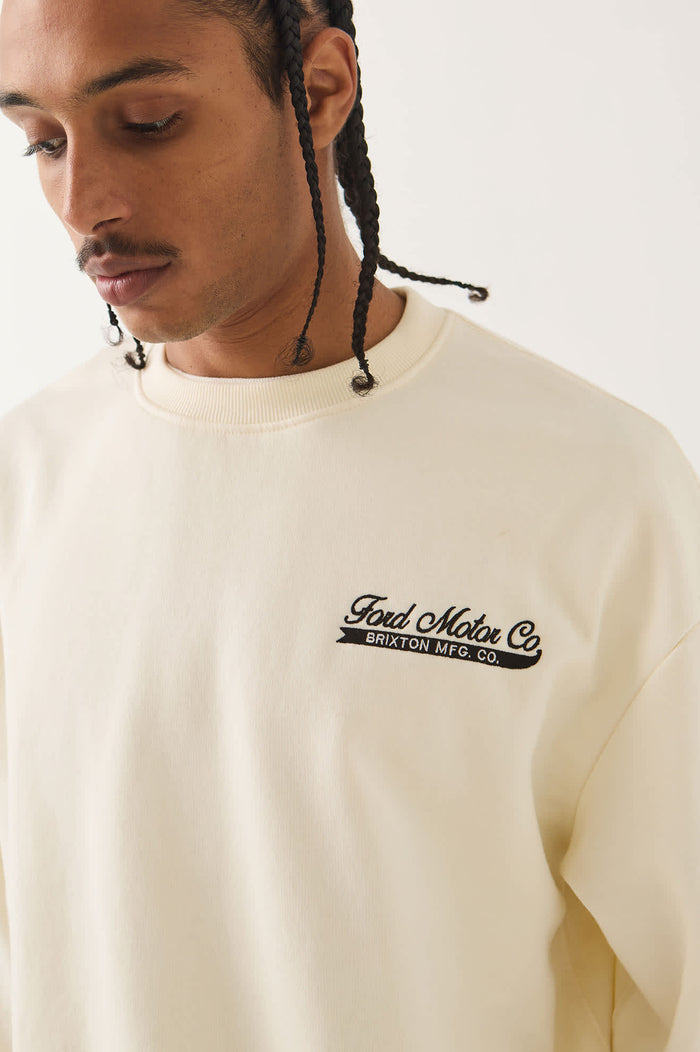 Men's Ford 71 Pickup Crew in the color Wimbledon White - Additional Fit image