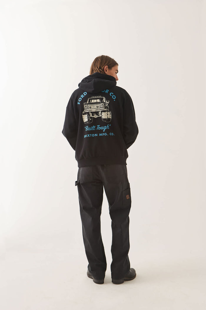 Men's Ford Built Tough 4x4 Hood in the color Burnt Rubber - Men's Back View