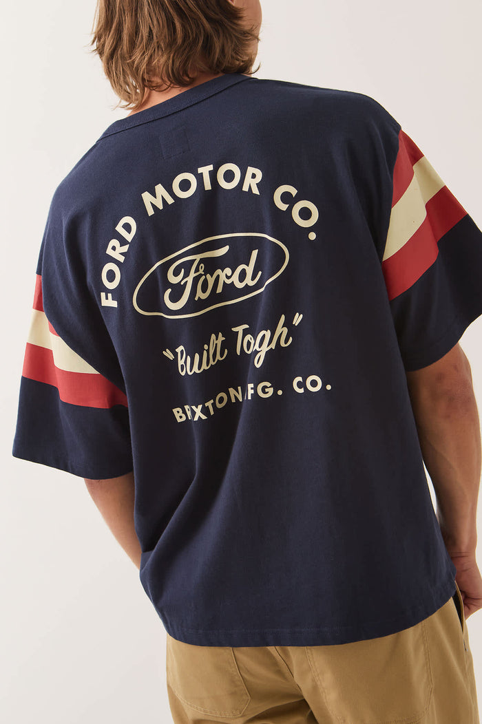 Men's Ford Built Tough Jersey in the color American Navy - Additional Fit image