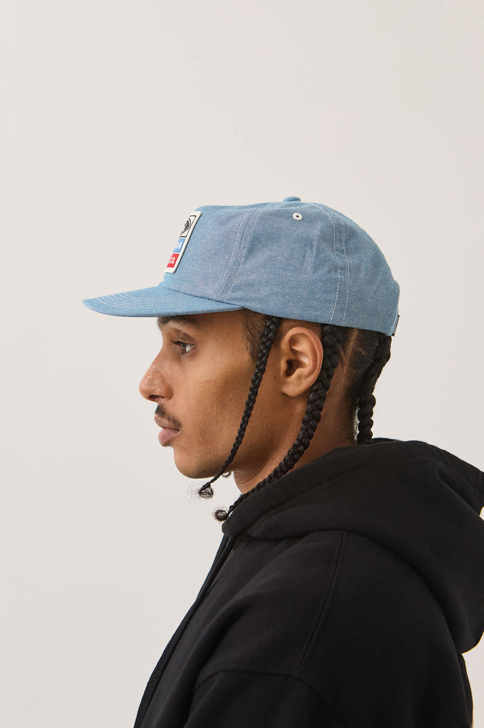Unisex Ford Service Dept Snapback in the color Blue Chambray - Men's Side View
