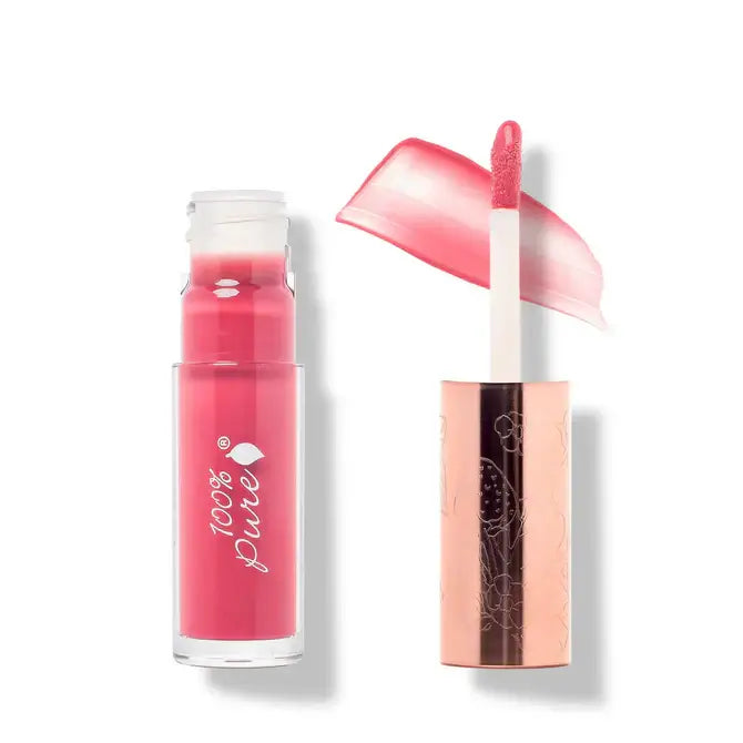 Fruit Pigmented Lip Gloss Strawberry – Natural, Vegan & High Shine | 100% Pure
