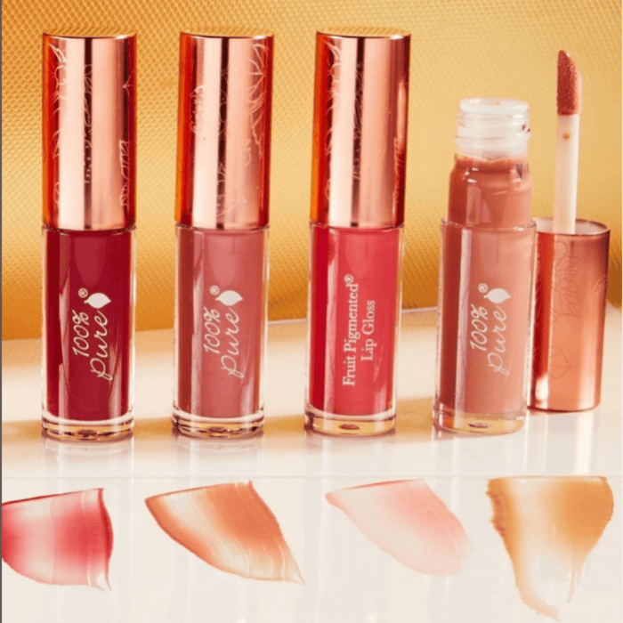 Fruit Pigmented Lip Gloss Strawberry – Natural, Vegan & High Shine | 100% Pure