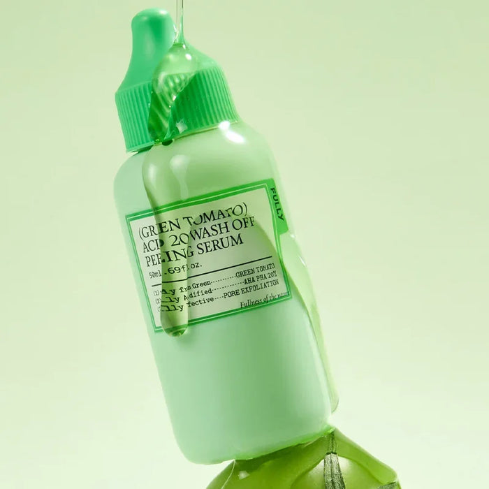 [FULLY] Green Tomato Acid 20 Wash Off Peeling Serum 50ml - Ballagrio