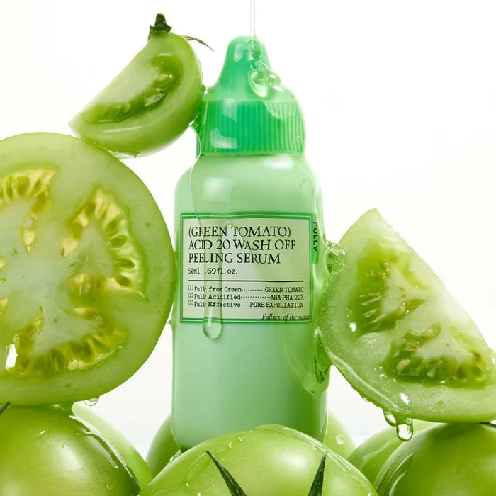 [FULLY] Green Tomato Acid 20 Wash Off Peeling Serum 50ml - Ballagrio