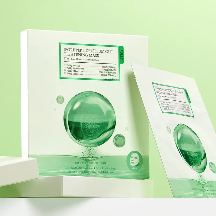 [FULLY] Pore Peptide Sebum Out Tightening Mask 17ml*4EA