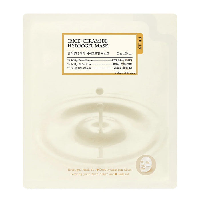 [FULLY] Rice Ceramide Hydrogel Mask 31g*4EA - Ballagrio