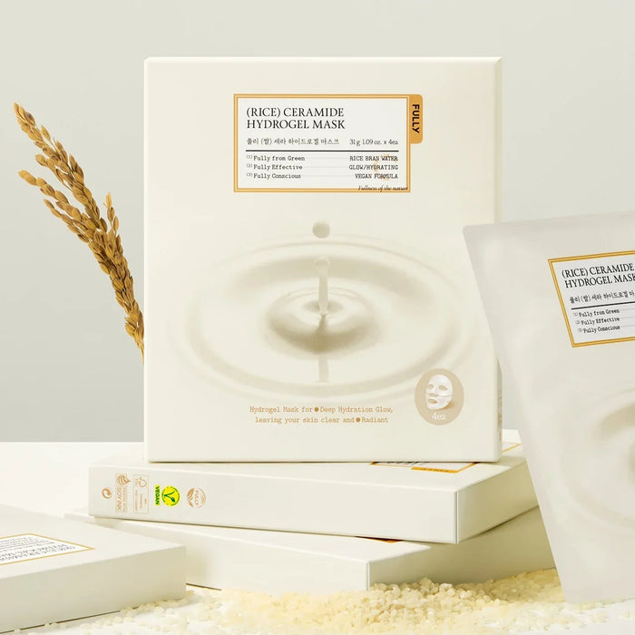 [FULLY] Rice Ceramide Hydrogel Mask 31g*4EA - Ballagrio