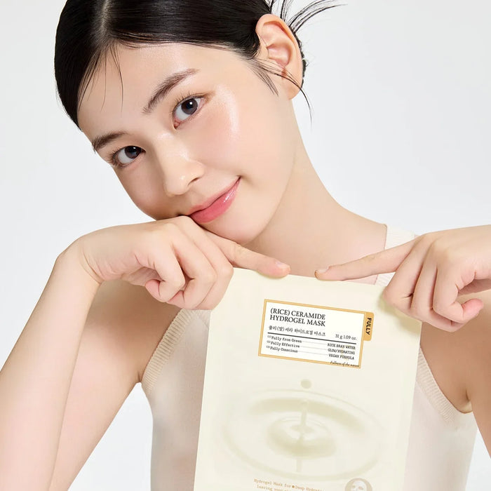 [FULLY] Rice Ceramide Hydrogel Mask 31g*4EA - Ballagrio