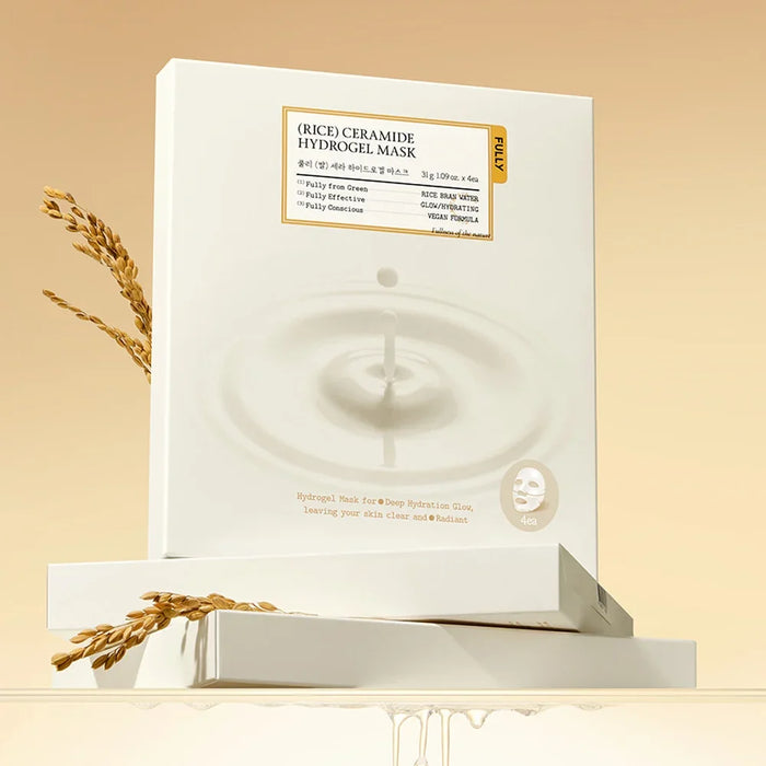 [FULLY] Rice Ceramide Hydrogel Mask 31g*4EA - Ballagrio