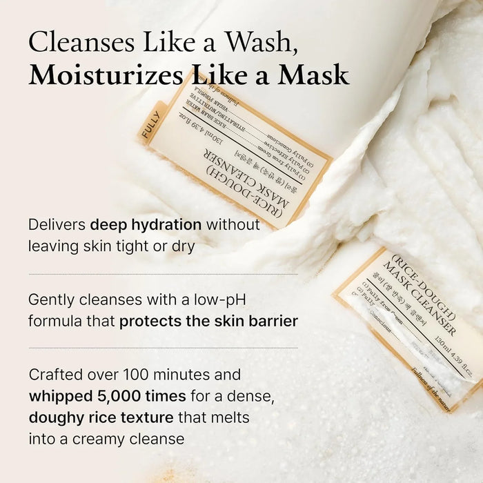 [FULLY] Rice Dough Mask Cleanser 130ml - Ballagrio